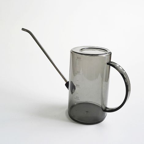 Filiyano-Arrosoir en plastique avec long bec en acier inoxydable (Arrosoir en plastique avec long bec - Gris) (1/5)