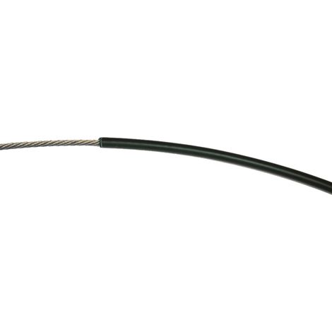 Câble acier enduit PVC Ø5mm - Vert foncé Vert 50m