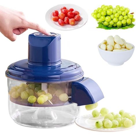 Traubenschäler, automatischer elektrischer Knoblauchschäler, wiederaufladbar, Werkzeug zum Schälen von Früchten wie Kirschen und Tomaten (1/4)