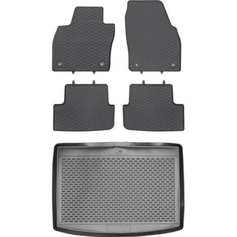 Ensemble de tapis de sol en caoutchouc pour Seat Arona Crossover (à partir de 2017) + tapis de coffre (1/5)
