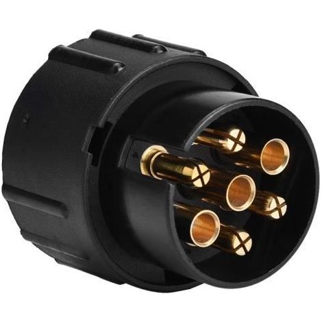 Adaptateur de Prise de Remorque, Adaptateur de Remorque à Lame 12 V 7 Broches vers 13 Broches N&S Adaptateur de Prise de Remorque (1/4)