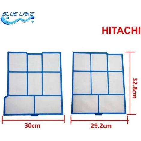 Sets of filters of conditioner customized left 30x32.8cm + right 29.2x32.8cm 2 of For Hitachi Accessory of conditioner mobile (1/4)