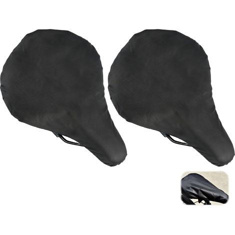 2 Pièces Housse Selle Vélo Universelle, 100% Étanche,Noire,Protection Pluie,Imperméable, Légère,pour Tous Types de Vélos,y Compris Vélo de Route,VTT et Vélo de Trekking,Bicycle Seat Cover (1/5)