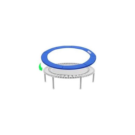 Coussin de protection pour trampoline 305 cm – Mousse EPE 15mm – Résistant aux intempéries – Couleur bleu – Compatible 10FT (1/5)