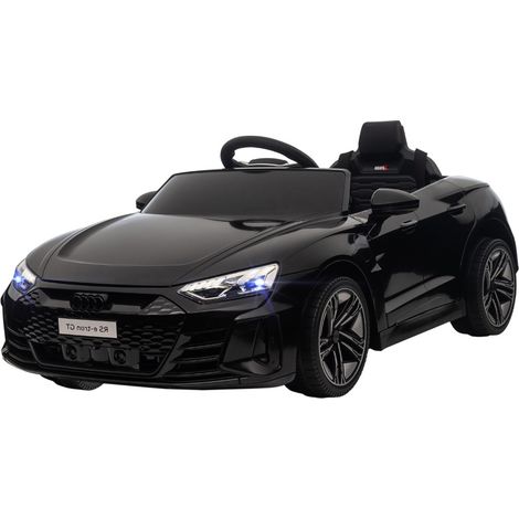 Kinder-Elektroauto mit 2,4-GHz-Eltern-Fernbedienung und Musik, robuster PP-Kunststoff, 103 x 58 x 41 cm, max. Belastbarkeit 25 kg, Schwarz (1/5)