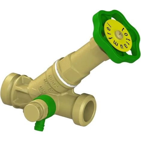 JS Valvola a flusso libero, con filetto esterno MULTI, con scarico, con albero non crescente, DN15, filetto esterno 3/4'', omologata DVGW, 0015771500001