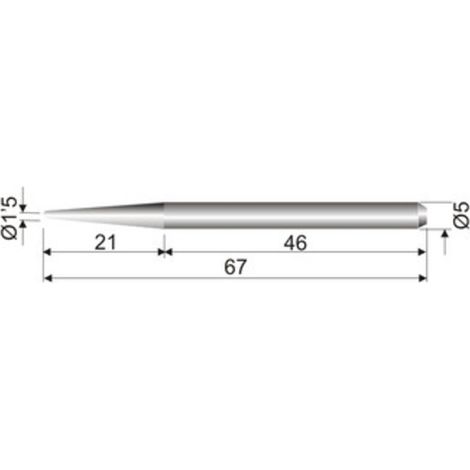 Punta de soldador eléctrico de 30 W 230 V Electro Dh 03.051/30/PLD 8430552098224