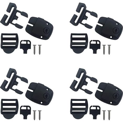 ensembles de clips de couverture de bain à remous, kit de réparation de verrouillage à clip avec clés et vis, accessoires de matériel de bain à remous (1/5)