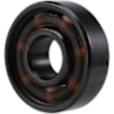 16 Keramikkugellager 608 8x22x7mm ABEC-11, 6 verschiedene weiße Zirkonoxidkugeln, für Skateboards und Rollschuhe