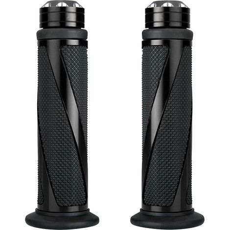 Universeller Gasgriff aus Köpergewebe, Metall und Gummi für 7/8" (22 mm) Lenker (1/5)