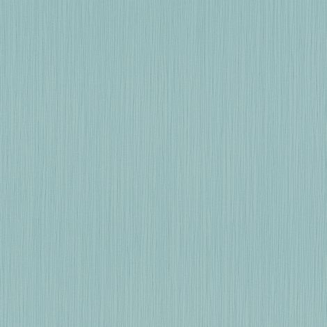 Papier peint intissé pour couloir et chambre bébé | Papier peint bleu chambre enfant | Tapisserie bleue avec fines lignes - 10,05 x 0,53 m (1/5)