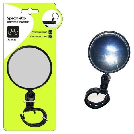 Rétroviseur Articulé à Rotation 180°/360° Pour Vélo Xc1626
