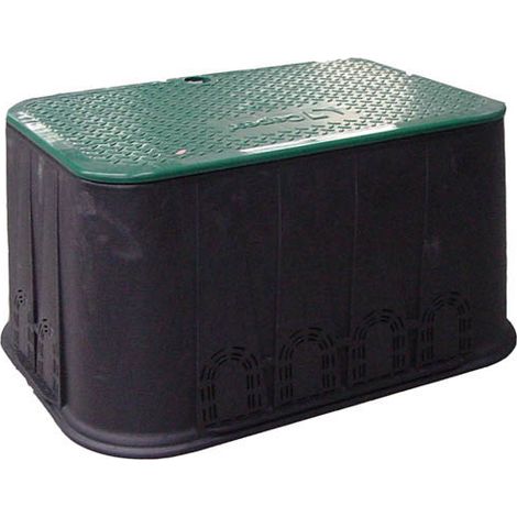 Regard JUMBO 615x447mm – Hauteur 295mm – Corps polypropylène noir – Ouverture prédécoupée pour accès facile – Cepex