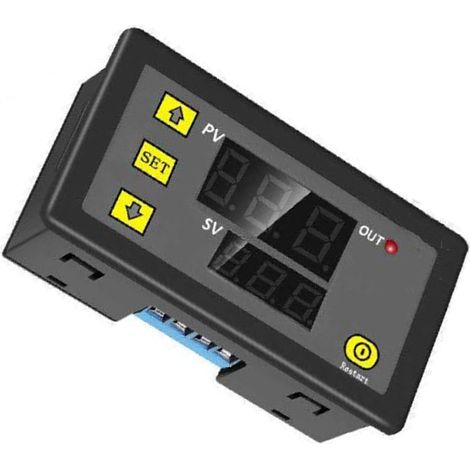 Module de temporisation numérique à relais et voltmètre DC12V (1/4)