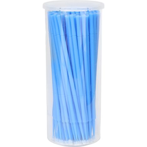 100 Brosses Micro Applicateur Jetables, Conception Unique, Portables et Compactes, Outil Dentaire à Usage Unique