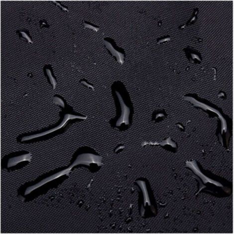 Couverture Barbecue - Rond - Polyester 210T - Étanche UV Anti-Poussière - Pour Gril Extérieur Jardin - Diamètre 122 cm Hauteur 45 cm (1/4)