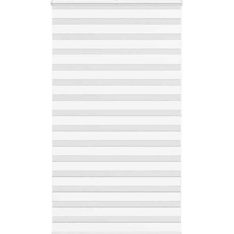 4014788 Store zèbre blanc 135x200 cm largeur du tissu 130,9cm polyester (1/5)