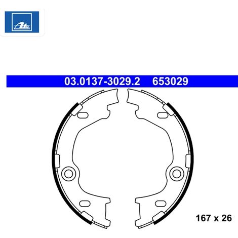 Jeu de mâchoires de frein, frein de stationnement ATE 03.0137-3029.2 HYUNDAI