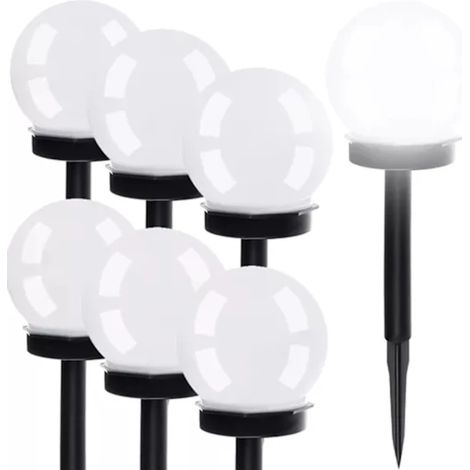 Ensemble de 6 lampes solaires de jardin-AquaForge (1/4)