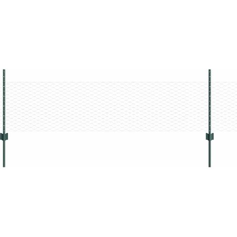 Maison Exclusive - Geschweißter Drahtzaun 10 x 0,5 m (B x H)