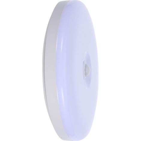 Plafonnier LED à détecteur de mouvement pour intérieur, adapté aux armoires, blanc. (1/5)