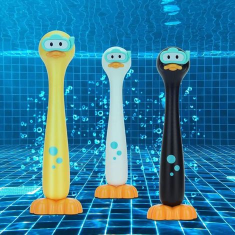 Jouets d'été, jeux de piscine sous-marine, bâtons de plongée, canard, lot de 3 (1/5)