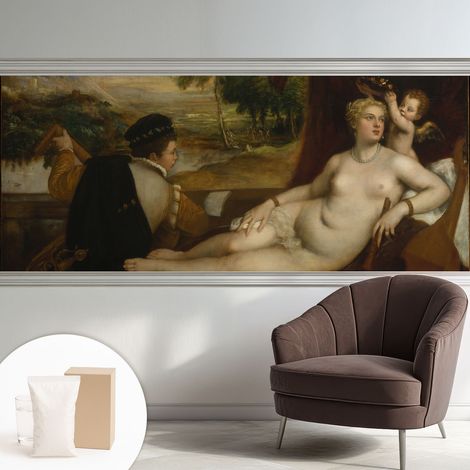 Carta Da Parati Non Tessuto - Di Alta Qualità Per Il Soggiorno La Cucina - Tendenze Moderne - Vlies Ecologico Scena rilassante 250x104 cm (1/5)