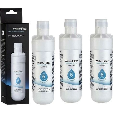 Filtre à eau pour réfrigérateur 3 pièces ADQ747935, remplace LT1000P/PC/PCS, MDJ64844601, ADQ74793501, ADQ7479350 (1/5)