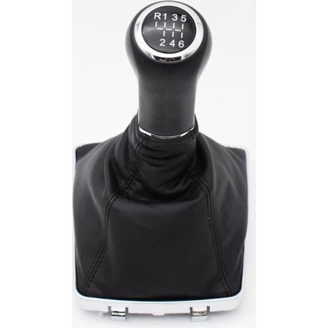 Lot de Pommeau Levier De Vitesse À 6 Vitesse avec Couvre-Soufflet Pour Opel-Vauxhall Astra H 2005-2009 (1/4)