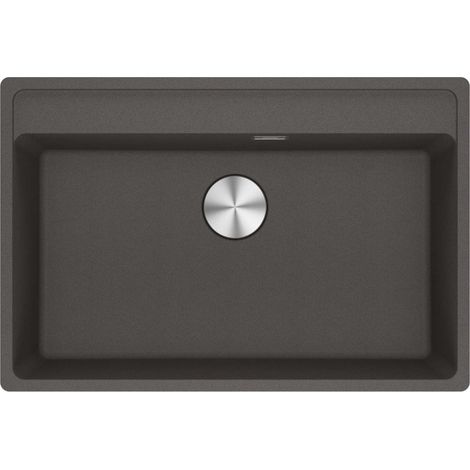 Franke Maris - Evier en fragranite MRG 610-72 RTL, 76x51 cm, gris ardoise 114.0738.571 (1/2)
