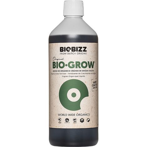 Engrais biologique liquide Bio.Grow 1 litre – NPK 4-3-6 – Pour cultures en agriculture biologique – Soluble et compatible systèmes d'arrosage – Biobizz