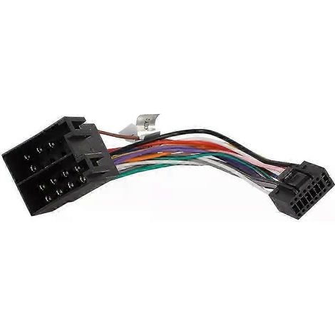 Adaptateur de faisceau de câbles compatible avec ALPINE, connecteur standard ISO 16 broches, adaptateur de câble pour autoradio - JXLGV (1/5)