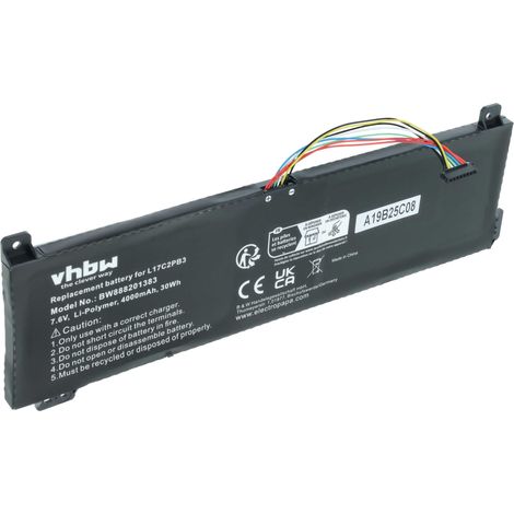 vhbw Akku kompatibel mit Lenovo V330-15IKB 81AX00HFAU, V330-15IKB 81AX00HGAU, V330-15IKB 81AX00HEAU Notebook (4000 mAh, 7,6 V, Li-Polymer) (1/5)