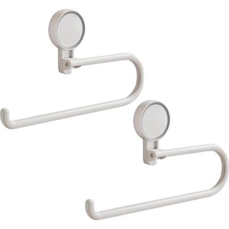 1 porte-serviettes, design moderne, sans perçage, résistant à l'humidité, polyvalent salle de bain cuisine buanderie (1/5)