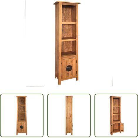 Holz Hochschrank -  Bad-Hochschrank Massivholz Kiefer 48x32x170 cm (1/5)