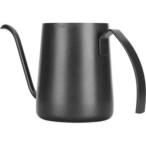 Cafetière inox 304 à bec long 350ml, noire, anti-adhésive, pour maison et café, design élégant et fonctionnel Femeo (1/5)