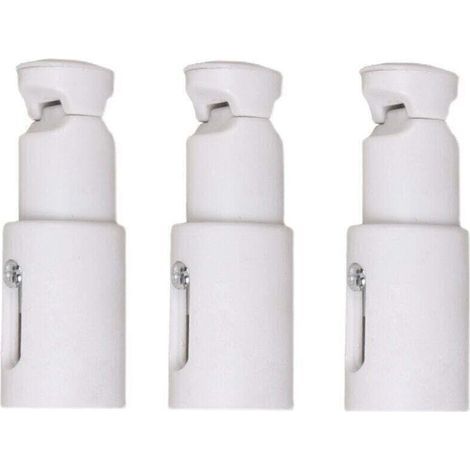 Fixations pour radiateur sèche serviette – Lot de 3 supports réglables – Convient aux radiateurs droits et courbés – Installation facile (1/4)
