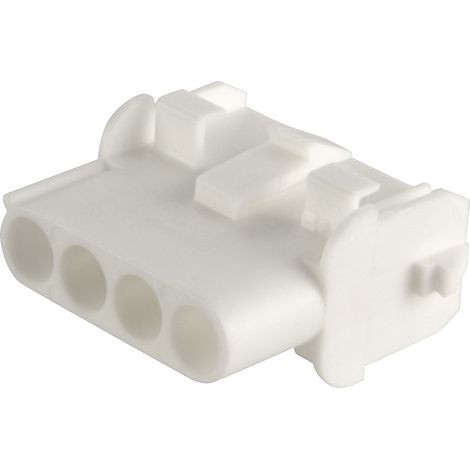 TE Connectivity Buchsengehäuse-Kabel Universal-MATE-N-LOK Polzahl Gesamt 4 Rastermaß: 6.35 mm 350780 (1/2)