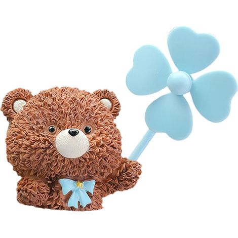 Accessoires de décoration à clip pour diffuseur d'aromathérapie, ornement mignon en forme d'ours pour voiture, idéal pour la voiture. Décoration mignonne et amusante. (1/5)