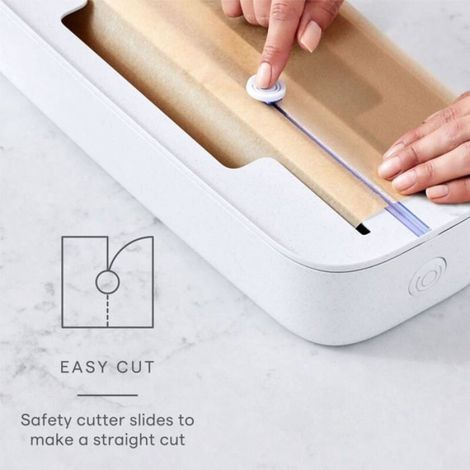 Distributeur de film 2-en-1, organisateur de tiroir pour papier aluminium, film plastique, papier sulfurisé et papier ci Étiquette (1/4)