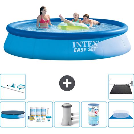 Intex Piscine Easy Set Ronde - 396x84 cm - 8-pièces S40715 (1/5)