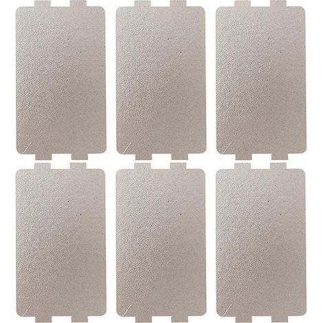 6 plaques de mica, couvercle de guide d'ondes pour micro-ondes, pièces pour four à micro-ondes, plaque de mica (1/3)
