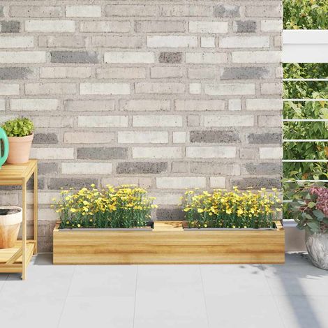 Pflanzkasten für Europaletten 12 Stk. Grau 36x13,5x9,5 cm PP vidaXL (1/5)