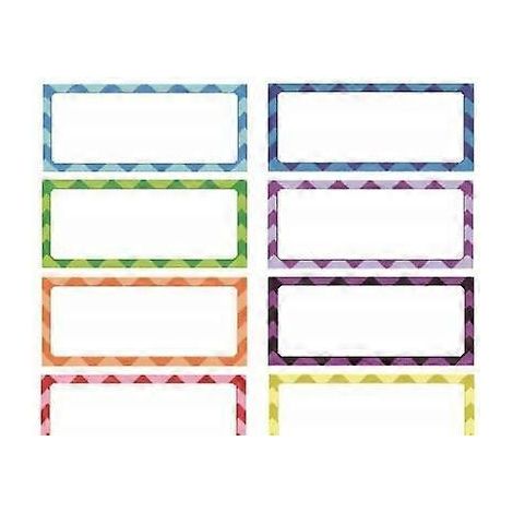 40 magnetische, abwischbare Etiketten, 3 x 1,2 Zoll Namensschilder (1/4)