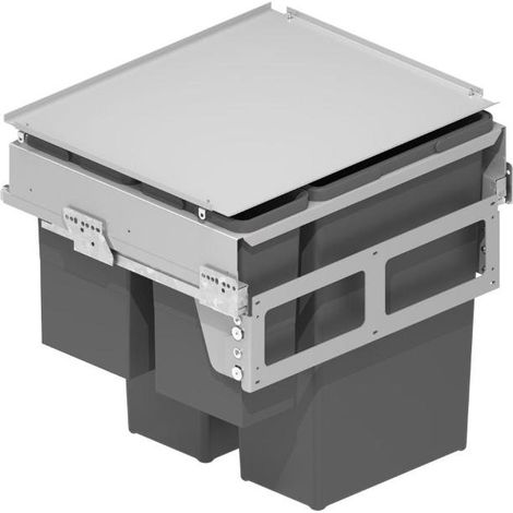 cubo de basura extraíble meila. extracción total. cierre amortiguado. 35l. módulo 300 - menage confort modulo modulo 300 modulo modulo 600 capacidad meil 2x35l (1/2)