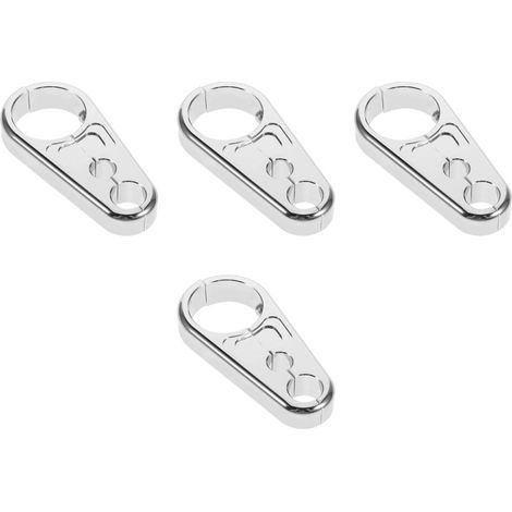 4Pièces Attache Câble D’embrayage Aluminium Argent Montage Guidon (1/2)