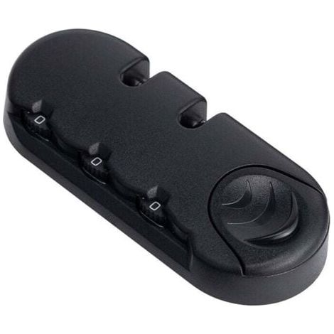 1 pièce noir 3 chiffres combinaison cadenas pour voyage bagages valise Code serrure fixe serrure antivol sac accessoires (1/5)