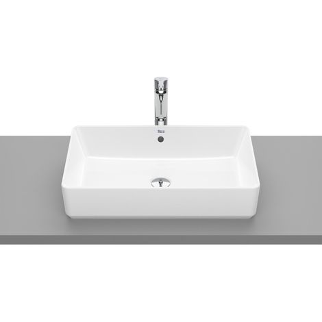 ROCA A3270Y2000 THE GAP SQUARE Lavabo Sobre Encimera Blanco - ref: A3270Y2000 (1/2)