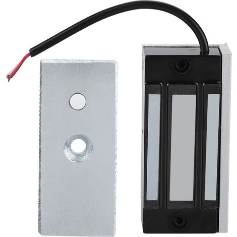 Mini serrure électromagnétique DC24V, serrure de porte magnétique électronique, capacité de charge de 60 kg, mise sous tension (1/5)