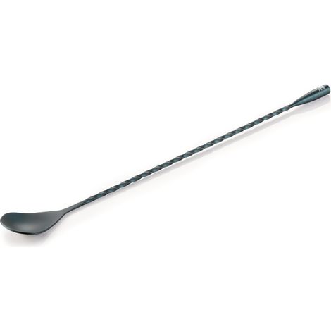 Cuillère bar torsadée Classic 30 cm bleu mat HLC inox 18/8 NOCTURN - Was Germany (1/2)